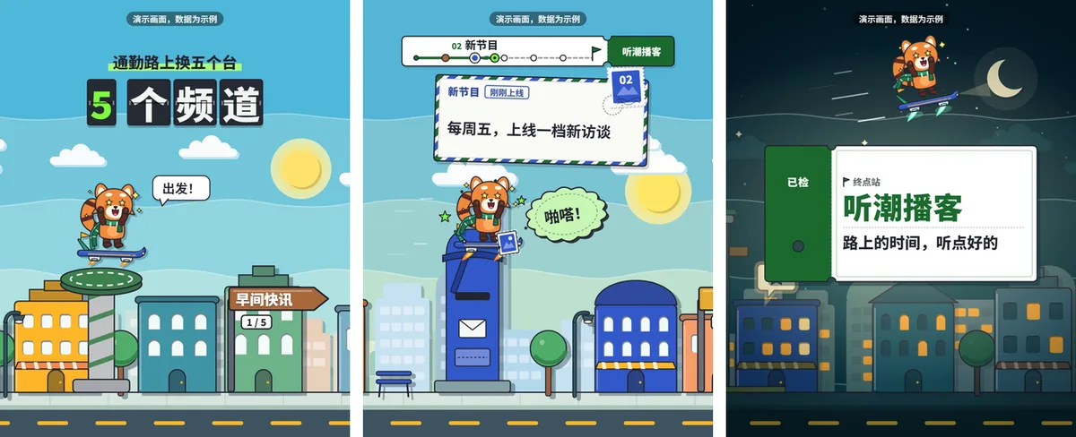 journey 角色漫游:三个实际渲染画面